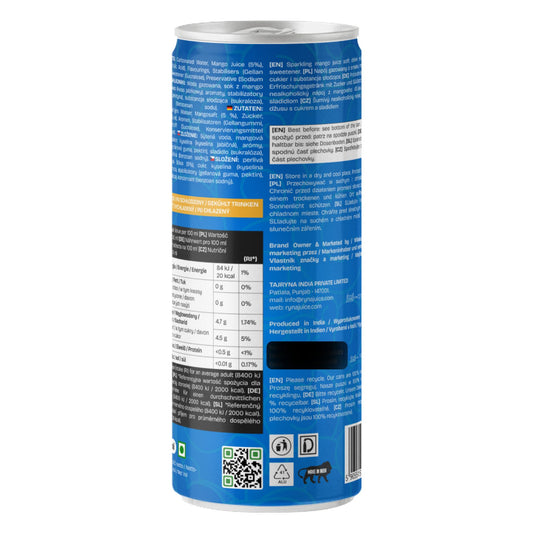 Sparkling Mango Drink