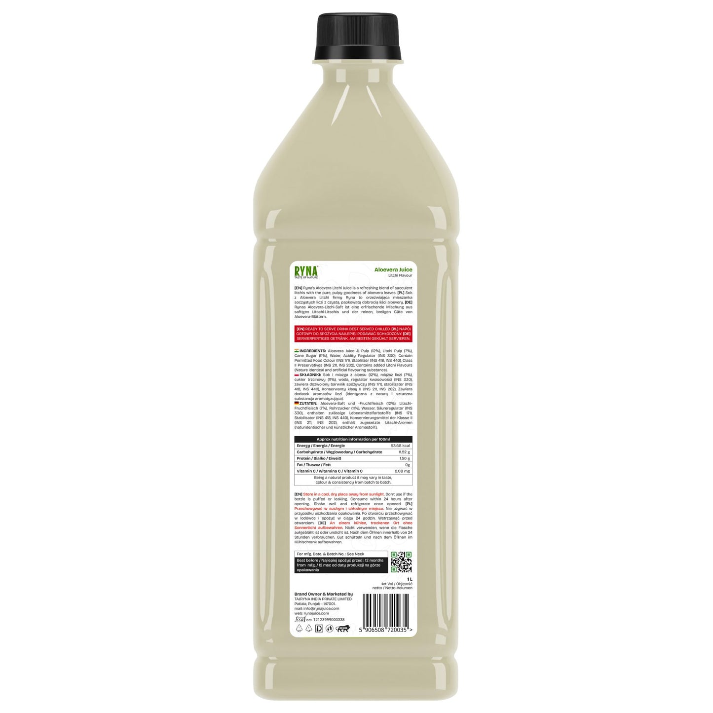 Aloevera Litchi Juice 1L