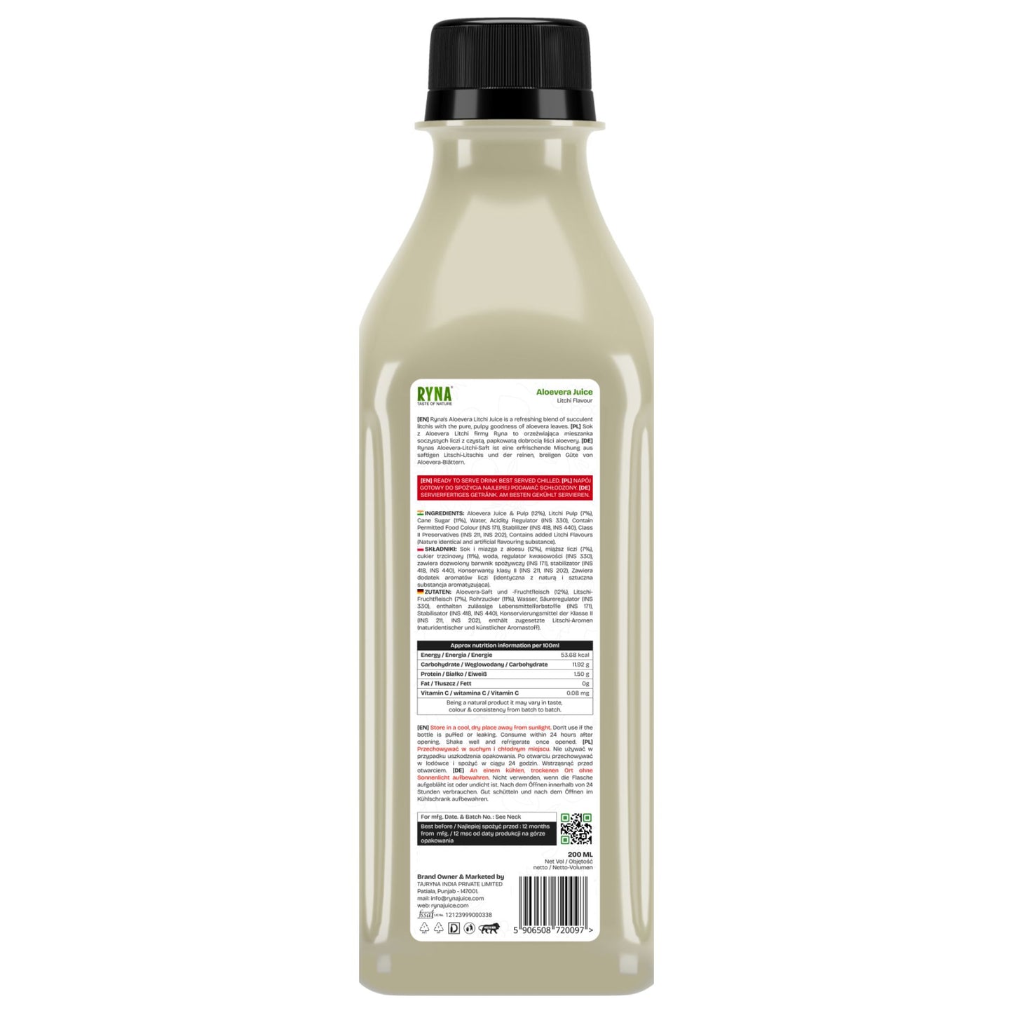 Aloevera Litchi Juice 200ml